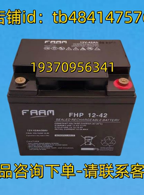 FAAM蓄电池 FAAM FHP 12-42 12V 42AH/20HR  电池