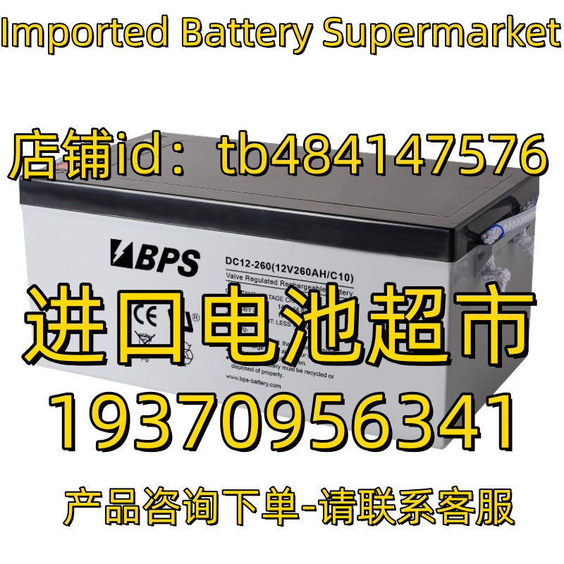 BPS蓄电池 DC12-260 12V260AH/C10 船用 房车太阳能逆变器电池
