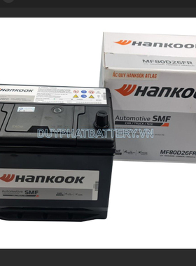 HANKOOK蓄电池 HANKOOK SMF MF80D26FR 12V 70AH 20HR  电池