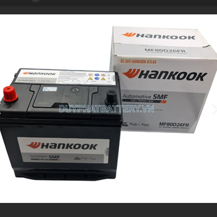MF80D26FR SMF 12V 70AH 电池 HANKOOK蓄电池 20HR HANKOOK