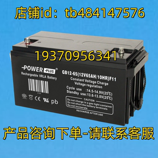 GB12 12V65AH POWER F11 POWERPLUS 10HR 电池 PLUS蓄电池