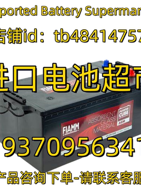 FIAMM蓄电池CX225 APC CX230 AGM EHD B 190 12V200AH 船用电池