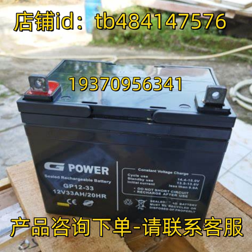 GPOWER蓄电池 GPOWER GP12-33 12V33AH/20HR 电池