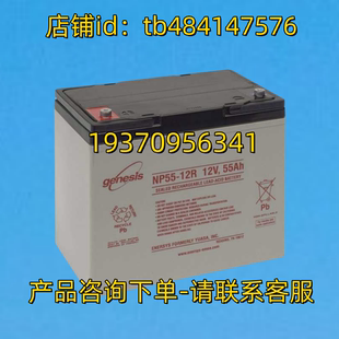 12R 12V 55AH genesis蓄电池 BATTERY NP55 ENERSYS 电池 genesis