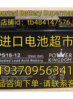 POWERKINGDOM蓄电池 PS18-12 12Volt 18AH  免维护电池