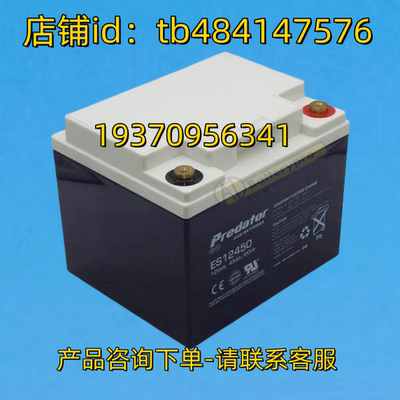 predator 蓄电池 AGM BATTERIES ES12450 12VOLT 45AH 20HR 12V