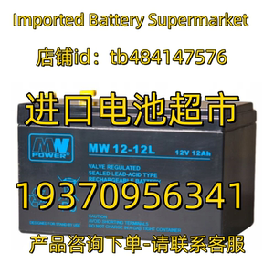 MN MWN蓄电池 MWNPOWER MW 12-12L 12V12AH 免维护电池