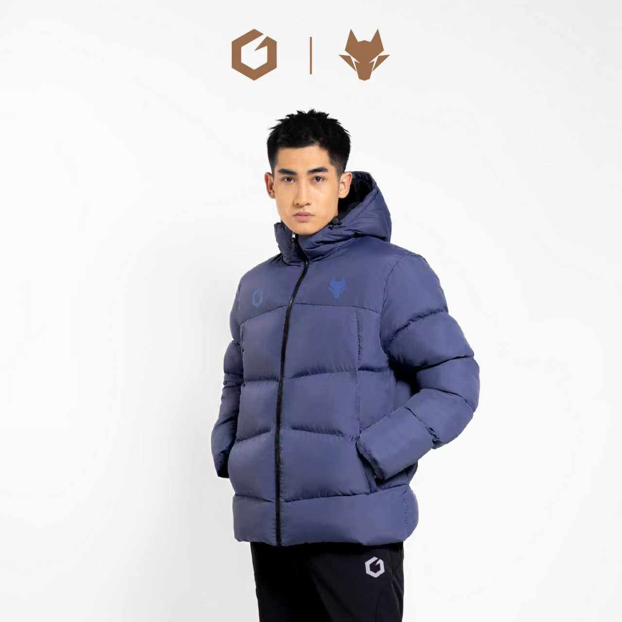 GOINTO上阵工业x陕西联合足球俱乐部  运动防寒短款棉服图片