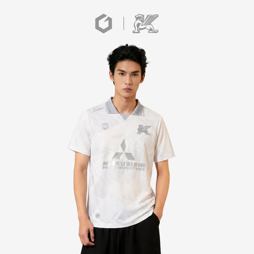 GOINTO上阵工业x上海飞狮2026球员版主场短袖球衣透气速干训练服