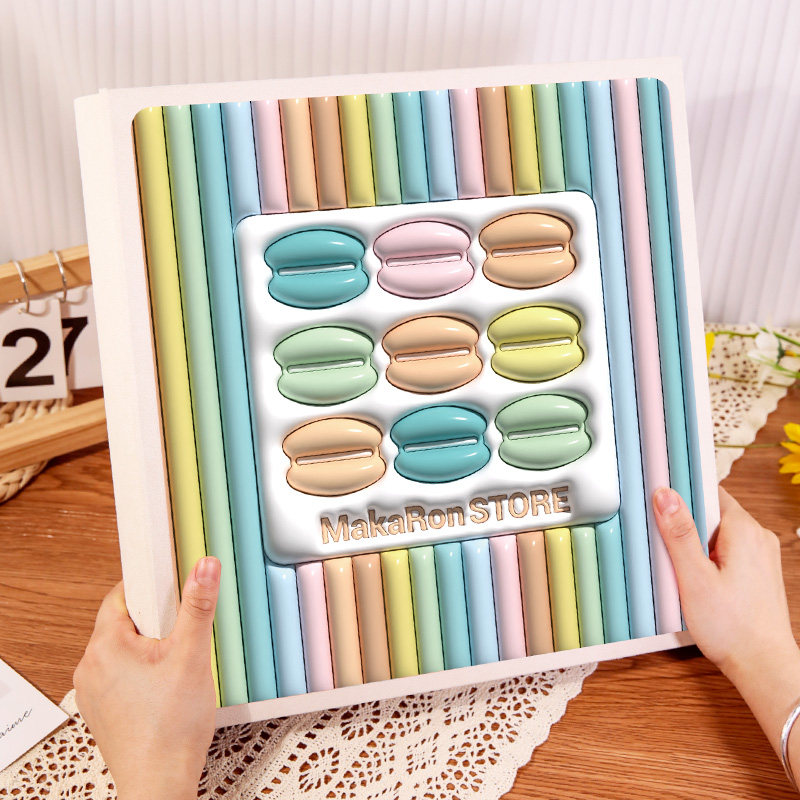 相册本影集自粘式大容量diy覆膜家庭宝宝情侣纪念册照片收纳相簿