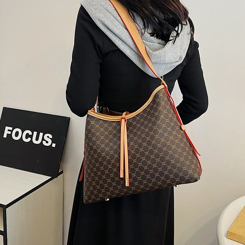 手提新款包包女士2024新款女包通勤高级感材料包手工包DIY大兜潮