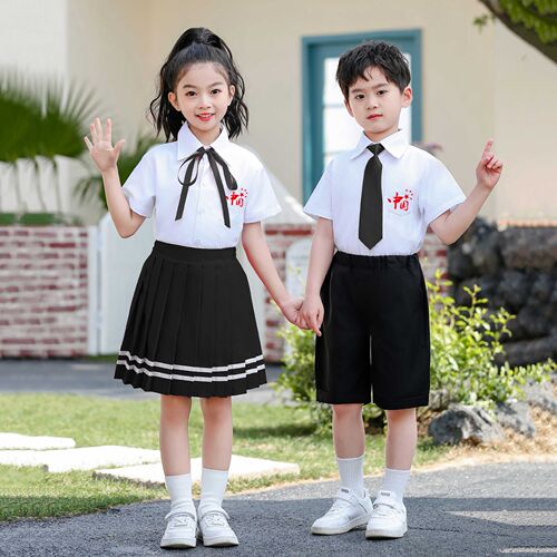 国庆大合唱演出服幼儿园儿童诗歌朗诵小学班服夏装校服套装啦啦队