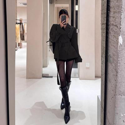 韩版高级感风衣外套女2025春秋新款英伦风小个子收腰气质短款大衣