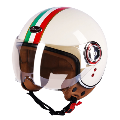 BEON四分之三盔男女摩托车头盔