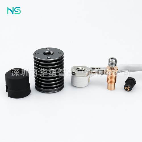 华塑VORON 0.1/0.2/2.4 3D打印机E3D V6散热器陶瓷热端孔位匹配龙