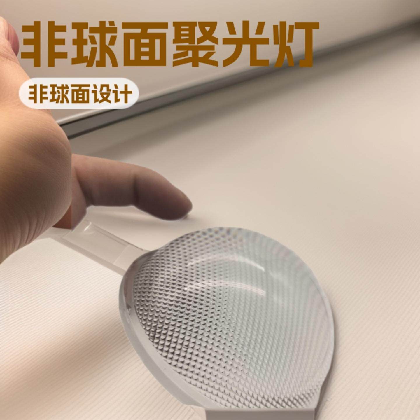 光学玻璃凹凸透镜聚光棱镜摩托车灯非球面78mm投影镜片舞台灯