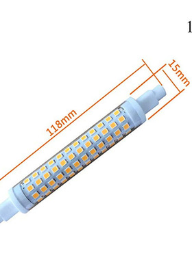 厂家LED 10W R7S横插灯 15*118mm 108颗2835 调光110V