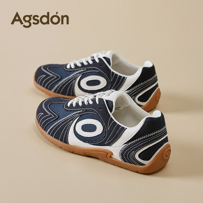 奥古狮登平底德训鞋女2025新