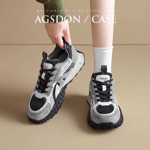 奥古狮登厚底老爹鞋女2025新