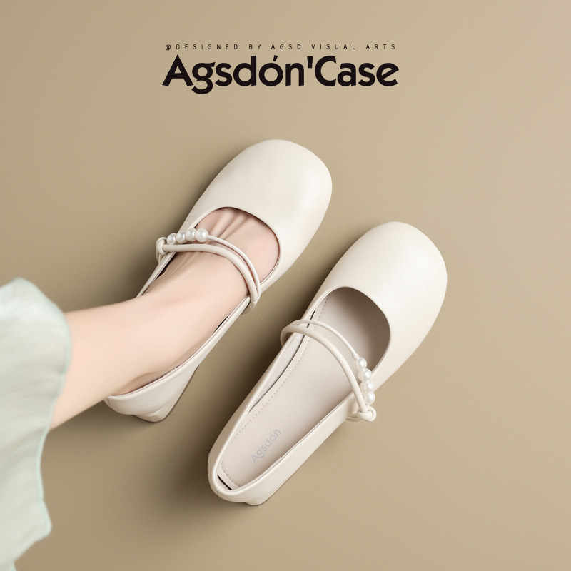 奥古狮登法式玛丽珍女鞋2025