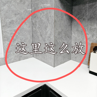 墙角空间别浪费了！免打孔刀架置物架菜刀架子壁挂式水槽沥水袋
