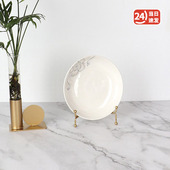 装 饰陶瓷盘子支架餐盘碟子展示架钟表相框挂盘托赏盘架子圆盘摆件