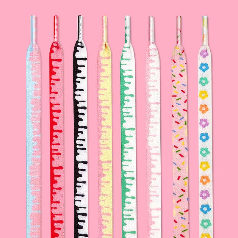 原创奶油空军一号aj1粉色ins鞋带