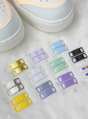 原创鞋带扣金属牌af1aj1小饰品