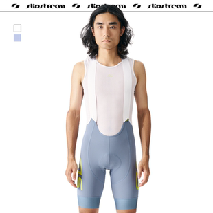 SLIPSTREAM骑行背带短裤五分裤男公路车防晒排汗透气专业GT象牙白