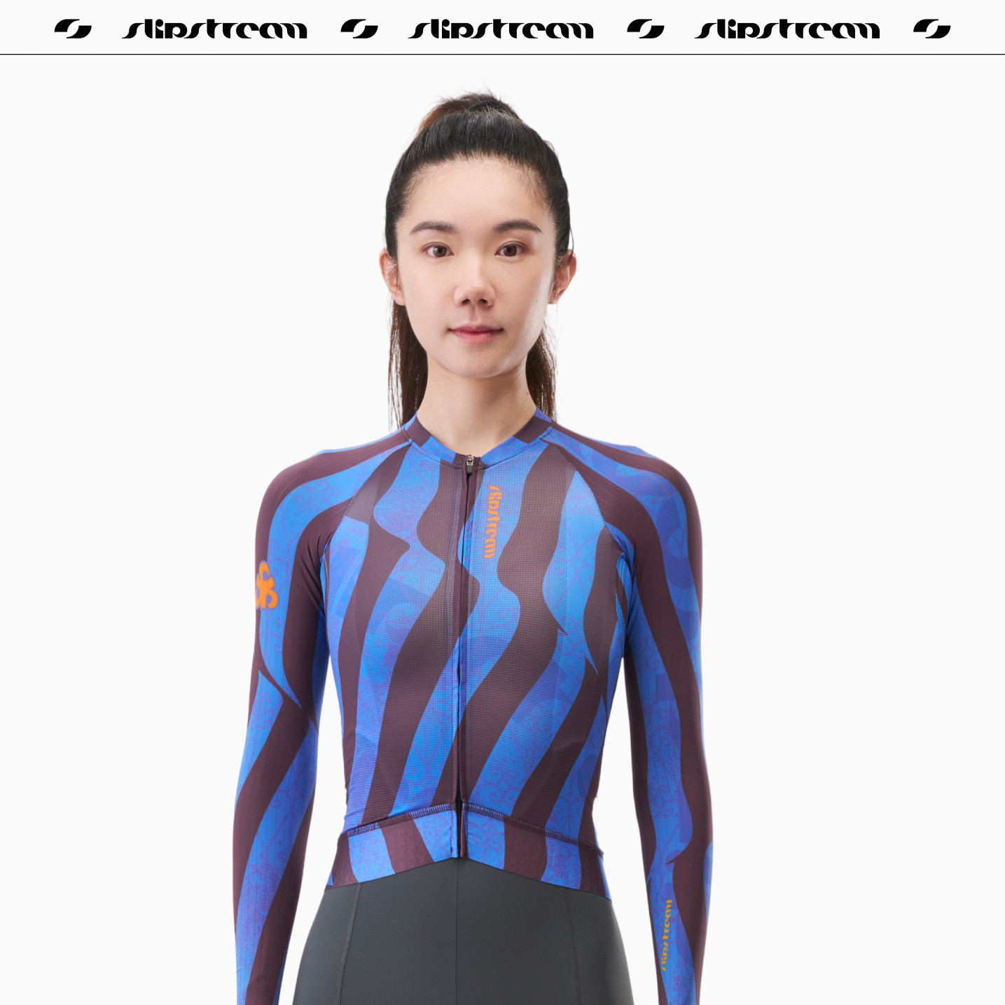 Slipstream长袖骑行服女款 Prime春夏防晒透气薄款超轻上衣暗涌蓝