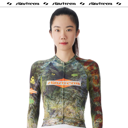 Slipstream 骑行服长袖女士Prime四季防晒透气薄款超轻上衣隐石绿