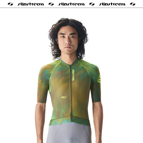 Slipstream骑行服短袖Prime aero男轻量透气速干公路车上衣极光绿