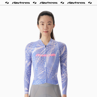 Slipstream 女士长袖骑行服Prime四季防晒透气薄款超轻上衣浅紫色