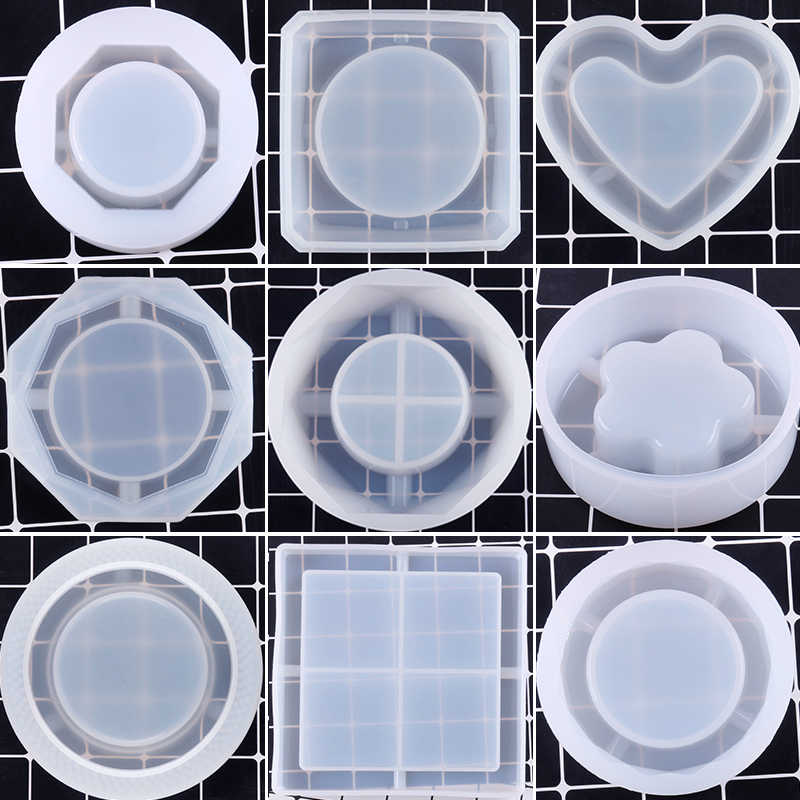 diy树脂硅胶圆形模具烟灰缸