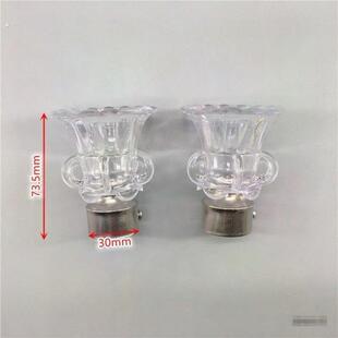 窗帘杆装饰头罗马杆堵头窗帘杆头子防锈罗马杆封头套头