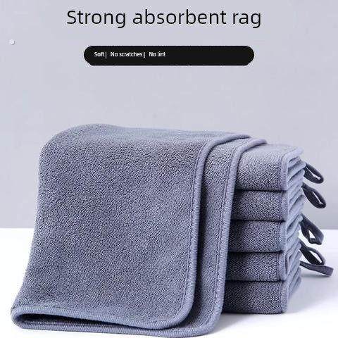 高级洗车毛巾擦车布专用吸水无痕汽车用品车载内饰车内抹布不掉毛