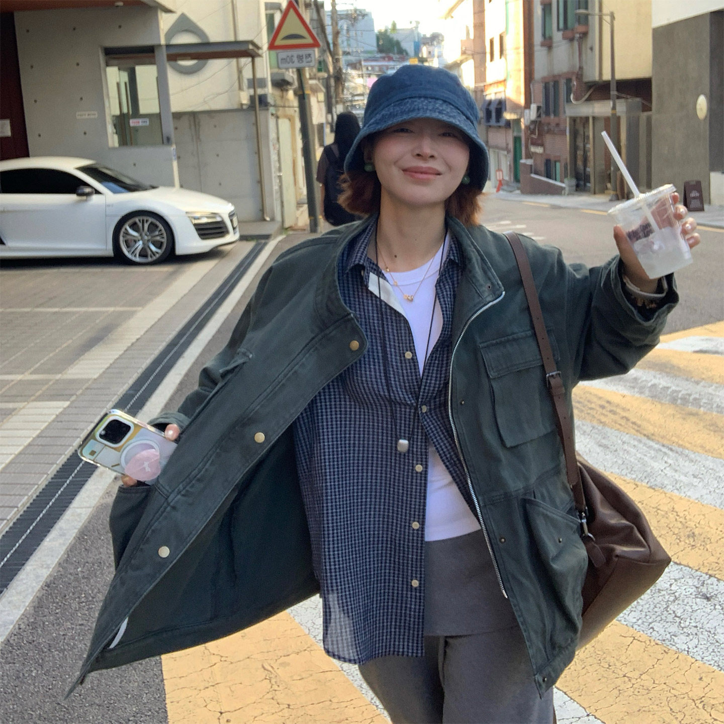 [清仓5折]巴恩风做旧复古军绿色宽松休闲口袋工装外套夹克女秋,女装/女士精品,短外套,淘宝优惠券,粉丝福利购,淘宝优惠卷