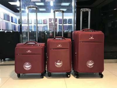 正品大漠飞鸿旅行箱大容量行李箱帆布牛津布拉杆箱万向轮登机箱2