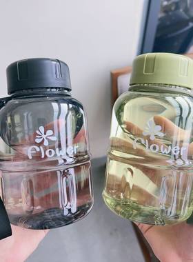 简约超大容量2024新款食品级大肚水杯耐高温旅行爬山喝茶杯高颜值