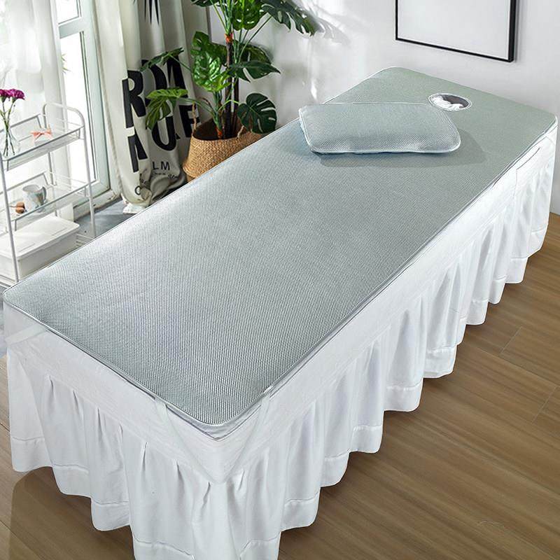 美容床凉席美容院专用冰丝藤席夏季透气按摩推拿床垫高级感带洞,床上用品,冰丝席,淘宝优惠券,粉丝福利购,淘宝优惠卷