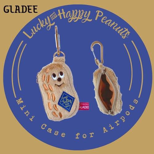 小花生耳机包日本GLADEEpeanuts