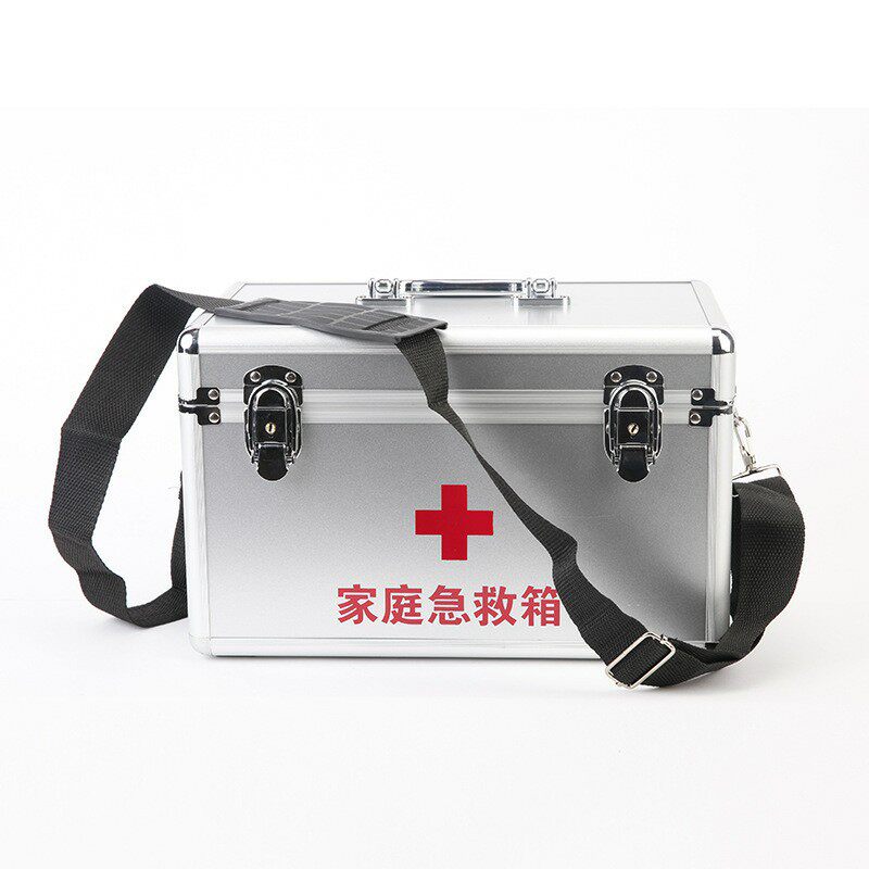 定做铝合金医药箱 手提家用医用急救箱 家庭小药品收纳箱 铝箱