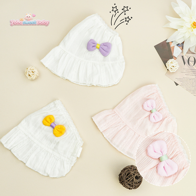婴儿帽子夏季薄款空顶帽