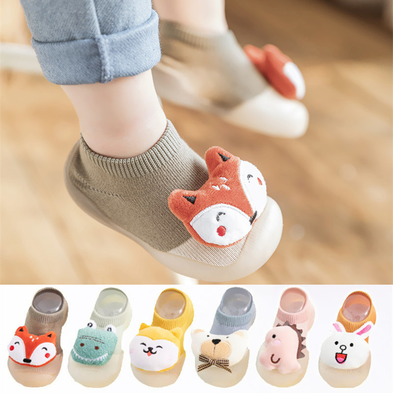 地板袜宝宝春秋薄款儿童学步袜室内隔凉地板鞋防滑鞋袜婴儿袜子鞋