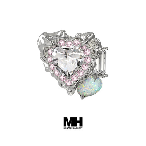 MonsterHarmony陨焰爱心耳夹