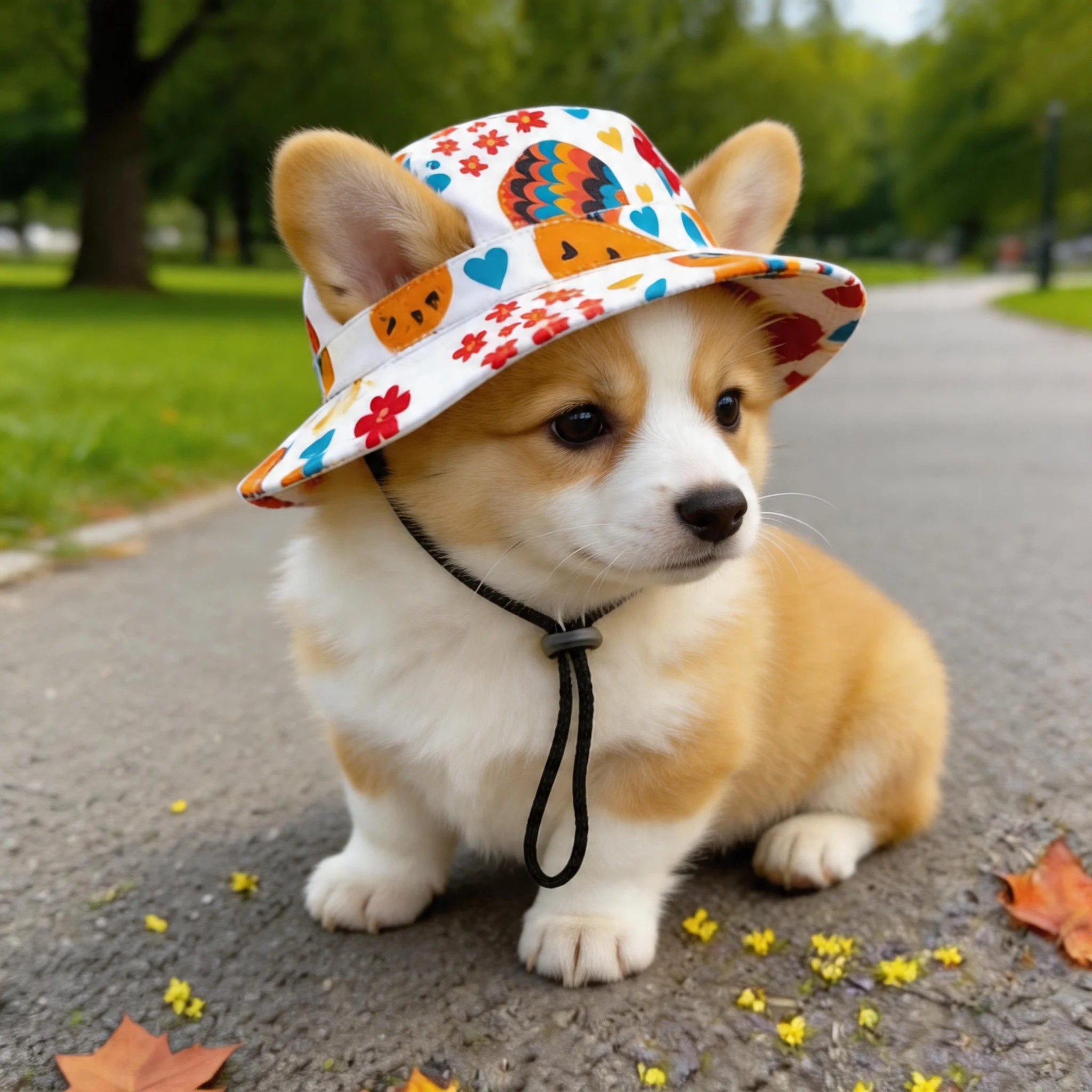 宠物帽子狗狗防晒遮阳渔夫帽夏季