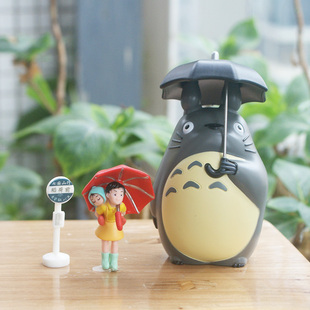 日系治愈小猫组合猫咪小摆件桌面微景观蛋糕装饰站牌打伞车载装饰