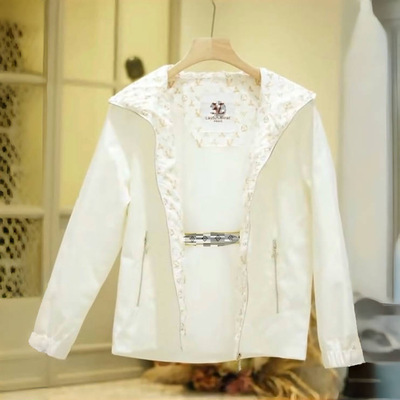 男士连帽夹克秋季潮牌外套韩版时尚休闲绅士高级感气质简约百搭款