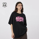 复古撞色印花短袖 T恤夏季 情侣装 ROUTE66美式 宽松潮流半袖 上衣
