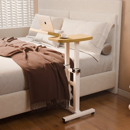 床边桌可移动简易卧室家用升降床上学习笔记本电脑桌子折叠小桌子